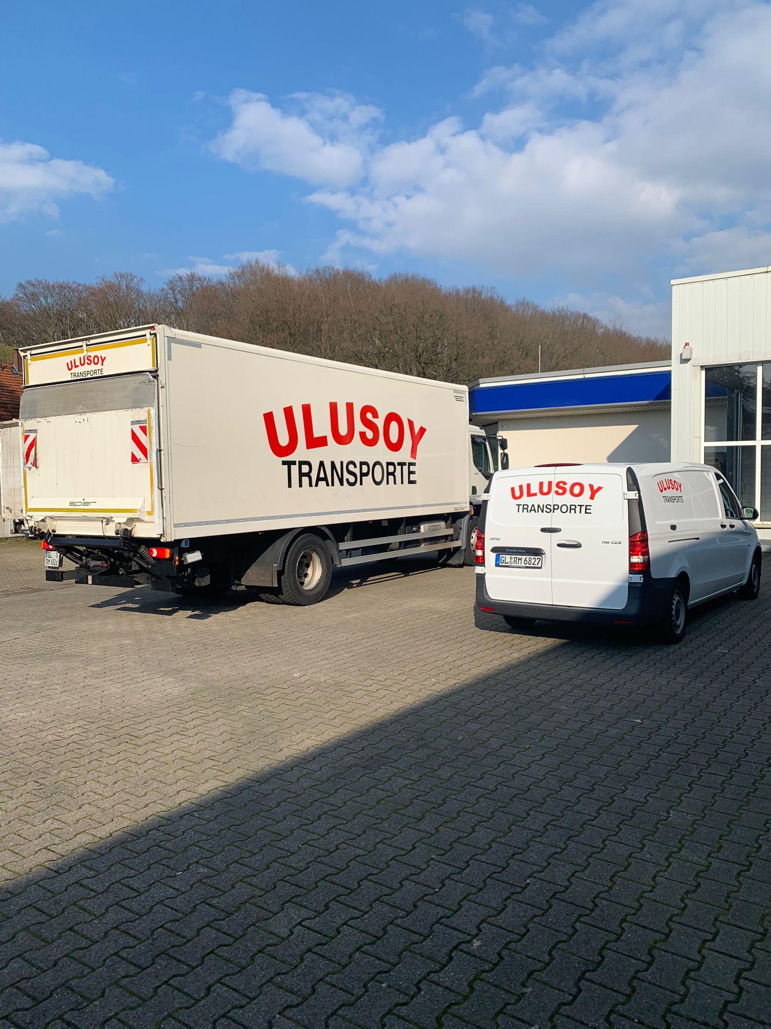 Ulusoy Transporte auf dem Betriebshof